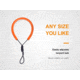 Fenix Adjustable Flashlight Lanyard, Orange, ALL-01