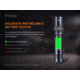 Fenix PD35 V3, Flashlight, White LED, 1,700 Lumens, Anodized Finish, Black, Includes Rechargeable 18650 Battery and USB Type-C Charging Cable