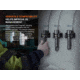 Fenix Lighting WF25RM Lithium Ion 3000 Lumens Luminus SST70 LED Flashlight, Black, WF25RMBK
