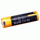 Fenix Rechargeable Li-ion 18650 3.6 Volt Battery w/Built in USB port, 2600mAh, Orange/Black ARB-L18-2600U