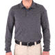 First Tactical Mens Performance Long Sleeve Polo T-Shirt, Asphalt, 2XL, 111503-015-XXL-EMB