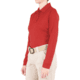 First Tactical Performance Long Sleeve Polo - Womens, Red, 2XL, 121503-400-XXL