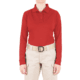 First Tactical Performance Long Sleeve Polo - Womens, Red, 3XL, 121503-400-3XL