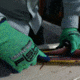 Fish Monkey Filet Gripper Glove, Neon Green Royal, L/XL, FM13-NGRROY-L/XL