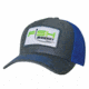 Fish Monkey Hat Mr Patch, Charcoal/Royal, One size, FM77-CHRL