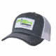 Fish Monkey Hat Mr Patch, Charcoal/White, One size, FM77-CHWH