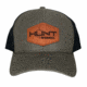 Fish Monkey Hunt Genuine Leather Applique Hat, Loden/Black, One size, HM802-LDBK
