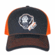 Fish Monkey Hunt Poly Press Hat, Char/Orange, One size, HM803-CHOR