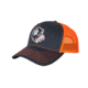 Fish Monkey Hunt Poly Press Hat, Char/Orange, One size, HM803-CHOR