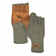 Fish Monkey Wooly Wool Half Finger, Green, S/M, HM713-WHHALF-S/M