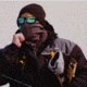 Fish Monkey Yeti Fleece Balaclava, Black, One size, FM42-BL