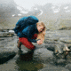 Fjallraven Abisko Midsummer Jacket - Womens, Indigo Blue/Dark Navy, Small, F89826-534-555-S