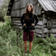 Fjallraven Abisko Trail Stretch Shorts - Womens, Port, 44, F14200143-357-44