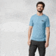 Fjallraven Abisko Wool Logo Short Sleeve - Mens, Dawn Blue, Small, F86977-543-S