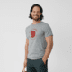 Fjallraven Fox T-shirt - Mens, Grey Melange, Extra Large, F87052-051-XL