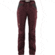 Fjallraven Kaipak Trousers Curved - Womens, Dark Garnet/Dark Grey, 36, Regular, F89829-356-030-36