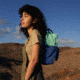 Fjallraven Kanken Art Backpack, Coast Line/Sky, One Size, F23615-981-982-OS
