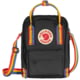 Fjallraven Kanken Rainbow Sling - Unisex, Black/Rainbow Pattern, One Size, F23623-550-907-One Size