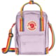 Fjallraven Kanken Rainbow Sling - Unisex, Pastel Lavender/Rainbow, One Size, F23623-457-907-One Size