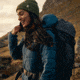 Fjallraven Keb Padded Hoodie - Womens, Mountain Blue, Extra Small, F89630-570-XS