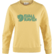Fjallraven Logo Sweater - Womens, Mais Yellow, Small, F84143-133-S