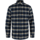 Fjallraven Ovik Heavy Flannel Shirt - Mens, Dark Navy-Buckwheat Brown, 2XL, F82978-555-232-XXL