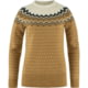 Fjallraven Ovik Knit Sweater - Women's, Buckwheat Brown-Chalk White, Medium, F89941-232-113FR-M