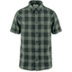 Fjallraven Ovik Travel Short Sleeve Shirt - Mens, Dark Navy/Patina Green, Medium, F87039-555-614-M