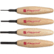 Flexcut Chisel Micro Tool Set, This set features four micro chisels, MT100