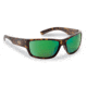Flying Fisherman 7701TAG Matecumbe Polarized Sunglasses, Tortoise Frame, Amber-Green Mirror Lens, 7701TAG