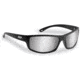 Flying Fisherman 7756BSS Slack Tide Sunglasses Black Smoke-Silver Mirror, 7756BSS