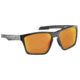 Flying Fisherman 7761BAR Sandbar Sunglasses, Matte Crystal Black Frame, Amber Red Mirror Lenses, 7761BAR