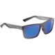 Flying Fisherman 7826GSB Swirl Sunglasses Matte Gray Frame Smoke-Blue Mirror Lens, AcuTint Polarized Lens System, 7826GSB
