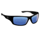 Flying Fisherman Triton Sunglasses, Matte Black Frame, Smoke Blue Mirror Lens 4010175