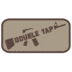 Fox Outdoor Medical and Morale Patches, Double Tap - Khaki, 84P-122