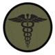 Fox Outdoor Medical and Morale Patches, EMS - Olive Drab, 84P-010