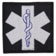Fox Outdoor Medical and Morale Patches, EMT Glow/White &amp; Blue, 84P-036