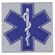 Fox Outdoor Medical and Morale Patches, EMT Reflective/Blue, 84P-035