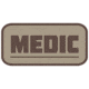 Fox Outdoor Medical and Morale Patches, Medic - Khaki, 84P-032