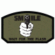 Fox Outdoor Medical and Morale Patches, Smile Wait For Flash - Olive Drab, 84P-320