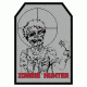 Fox Outdoor Medical and Morale Patches, Zombie Hunter - Grey, 84P-391