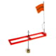 Frabill Artic Fire Tip-Up Chartreuse, Arctic Fire Orange, 17.5 in, PMC1693
