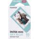 Fujifilm Mini Sky Blue Border Film 10 Pack, Small, 16537055