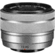 Fujifilm XC15-45mm F3.5-5.6 OIS PZ Camera Lens, Silver, Small, 16565818