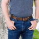Galco SB18 1 1/2in Casual Pants Belt, Coffee, 46in - 49in, SB18CO-XXLG