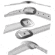 Galco SB26 1 1/2in Center Post Flat Back Basket Stamped Holster Belt