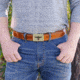 Galco SB32 1 1/2in Gunsite Raven Flat Back Buckle Holster Belt