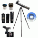 USED Galileo 800x80mm Zoom Reflector Telescope Kit,Hammer Tone FS-80Z, EDEMO1