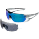 Gargoyles Blaze Sunglasses, White Frame, Smoke Lenses 10700278.QTM