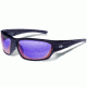Gargoyles HAVOC Sunglasses, Matte Black Frame, Smoke Polarized with Plasma Mirror Lens, Polarized, 10700193.QTM